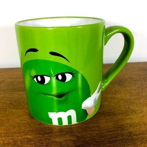 M&M’S 2019 green M&M mug “I melt for No One”